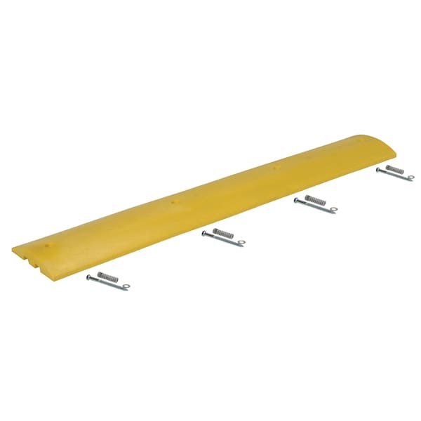 Speed Bump, 2 1/4 in Height, 70 1/2 in Length, Yellow